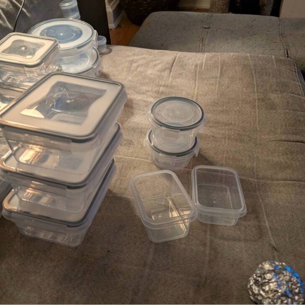52-Piece Clear Food Storage Container Set - Picture 4 of 12
